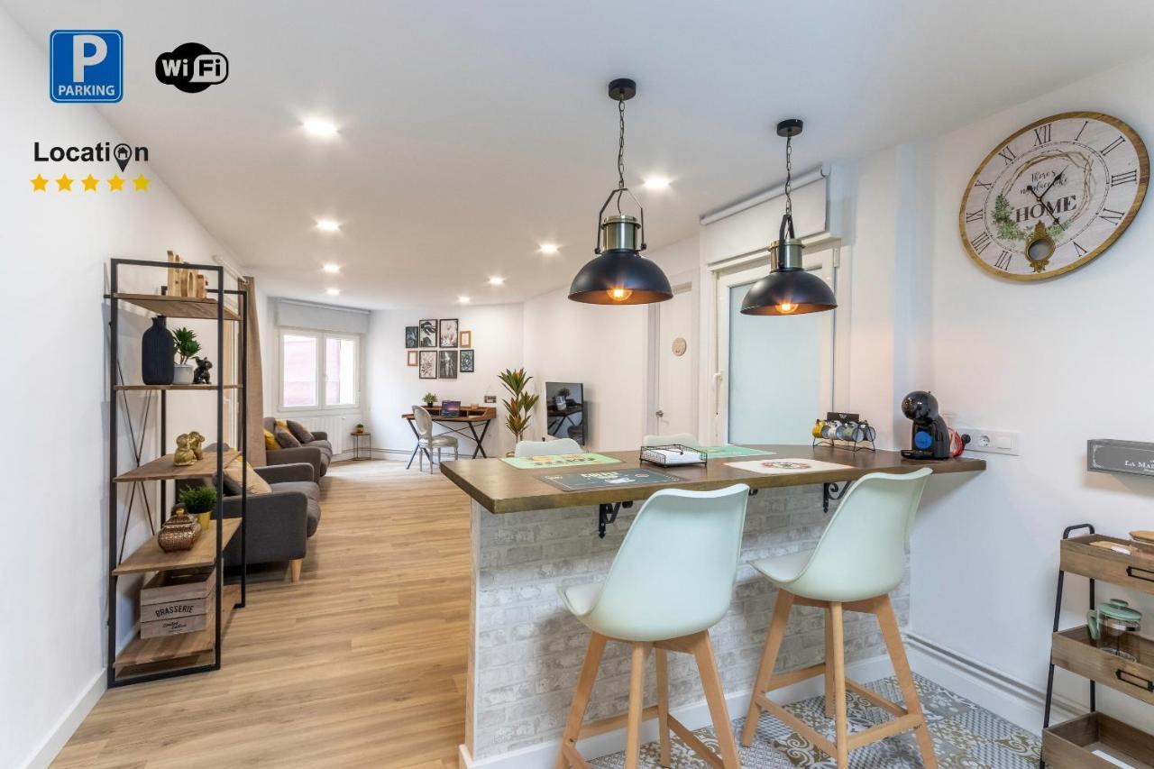 Apt In The Old Town With Cool Terrace!! Private Parking Bilbao Buitenkant foto